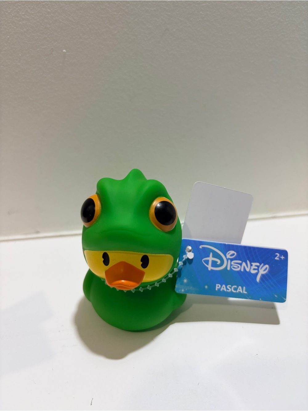 Disney Duckalooz Pascal Tangled Rubber Duck NWT 💚